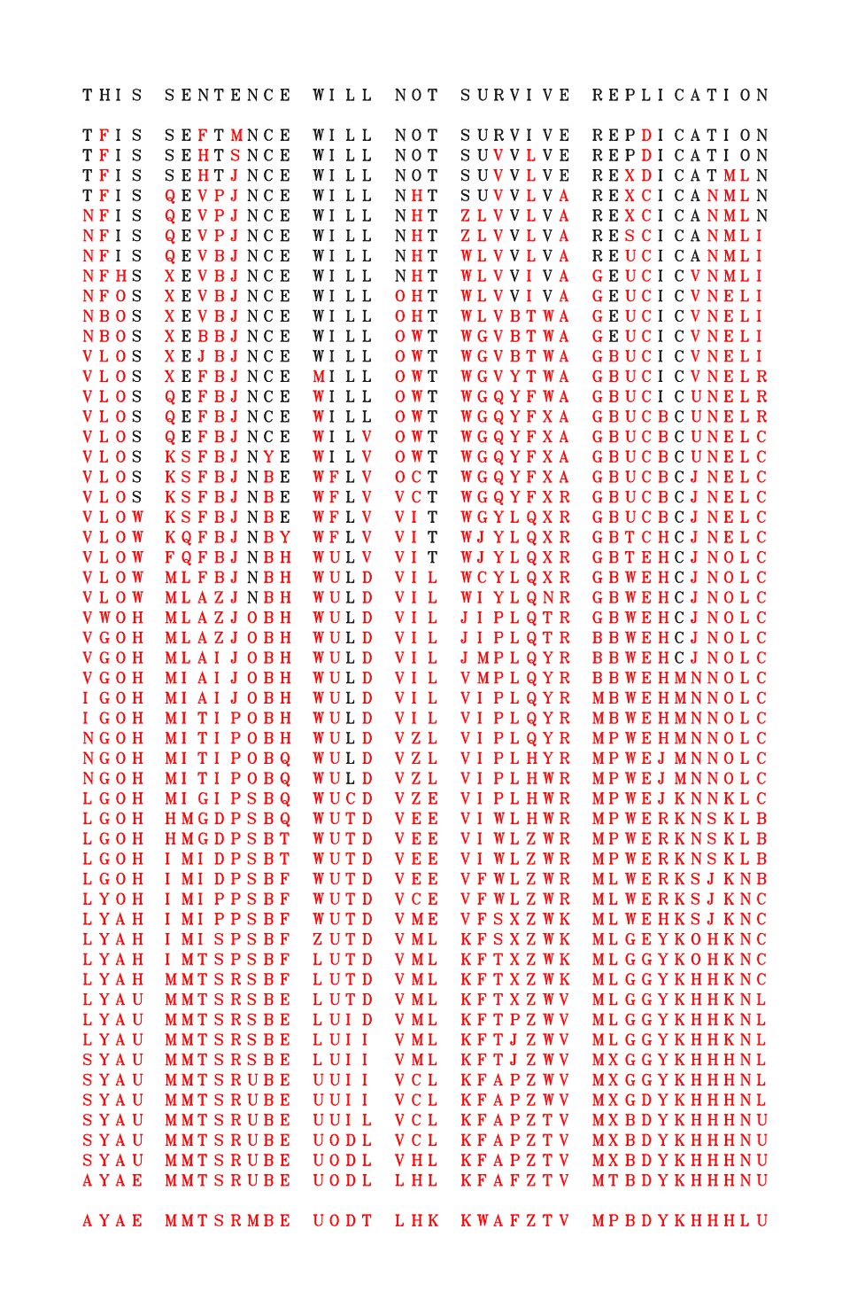 Mutation Drift - Retrovirus 1