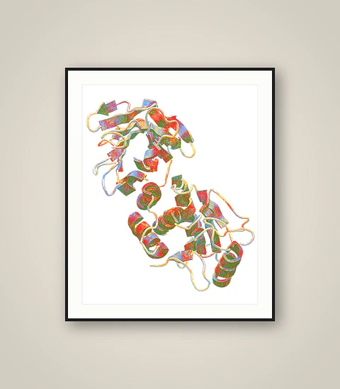 PTEN — Folded Ribbon Model