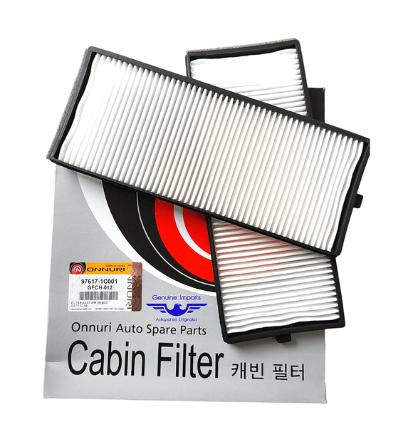 Filtro Aire Acondicionado Getz 2006 / … (Doble) (240X195X10) Ref: 97617-1C001