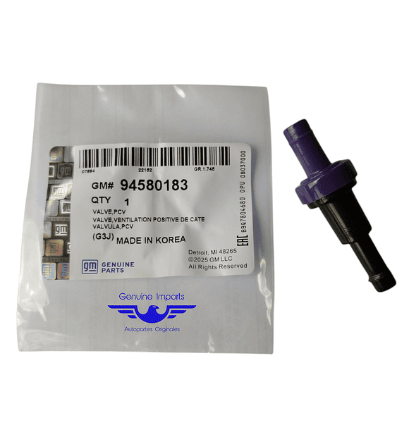 Valvula Pcv Chevrolet Spark cronos Life Go Ref: 94580183 