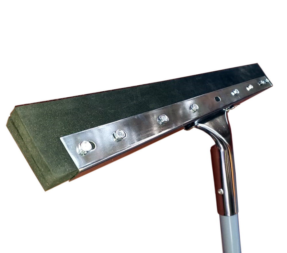 Barre agua doble goma 45 Cm metálico
