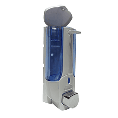 Dispensador Jabón plastico celeste simple 360 Cc