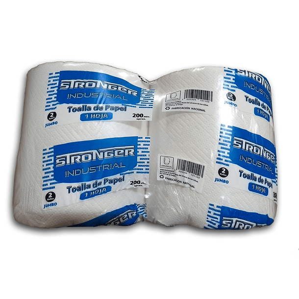 Papel toalla Stronger 250mts x 2 
