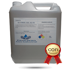 Alcohol Gel Geoclean 5 LITROS 