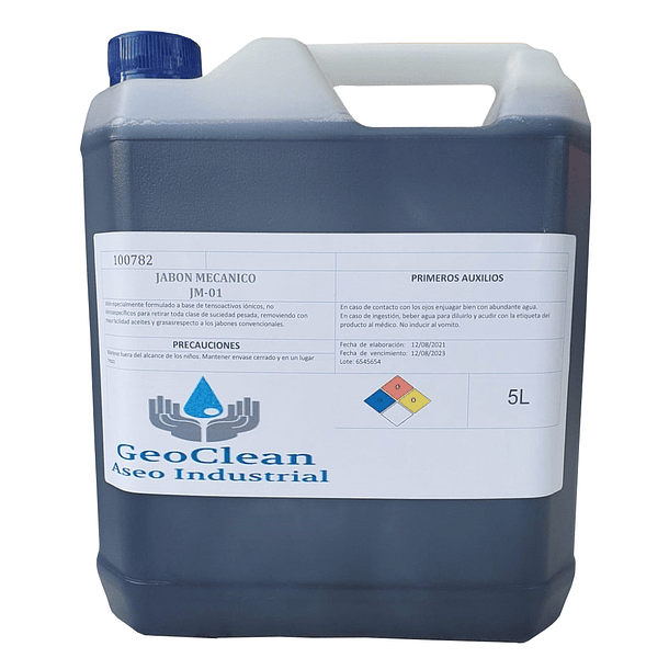 jabón mecánico para manos 5 lts 