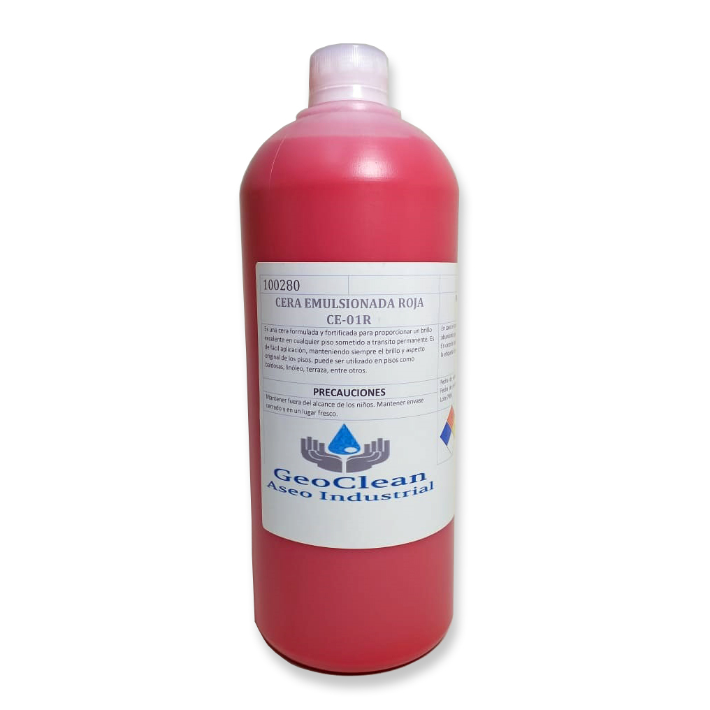 cera emulsionada roja 1 Lt.