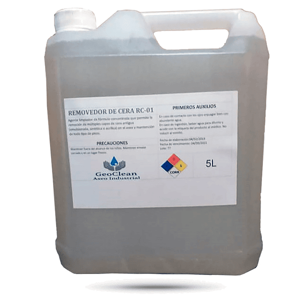 Removedor de cera plus  geoclean RC-02 (5 LITROS) 