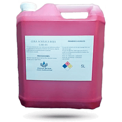 Cera acrilica autobrillo roja CER-01 5 LITROS