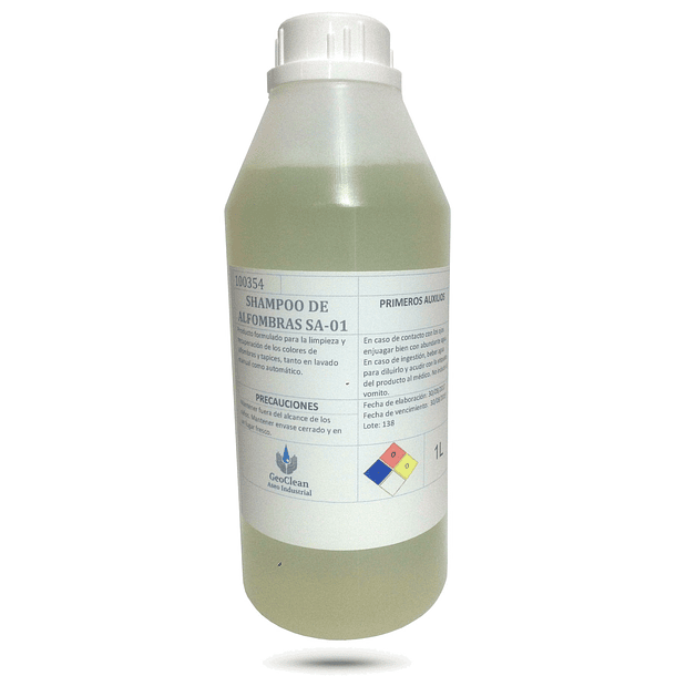 Shampoo de alfombras y tapices SA-01 1 LITRO 