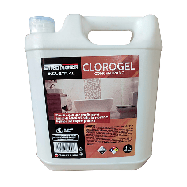 Cloro Gel Stronger 5 Lts 