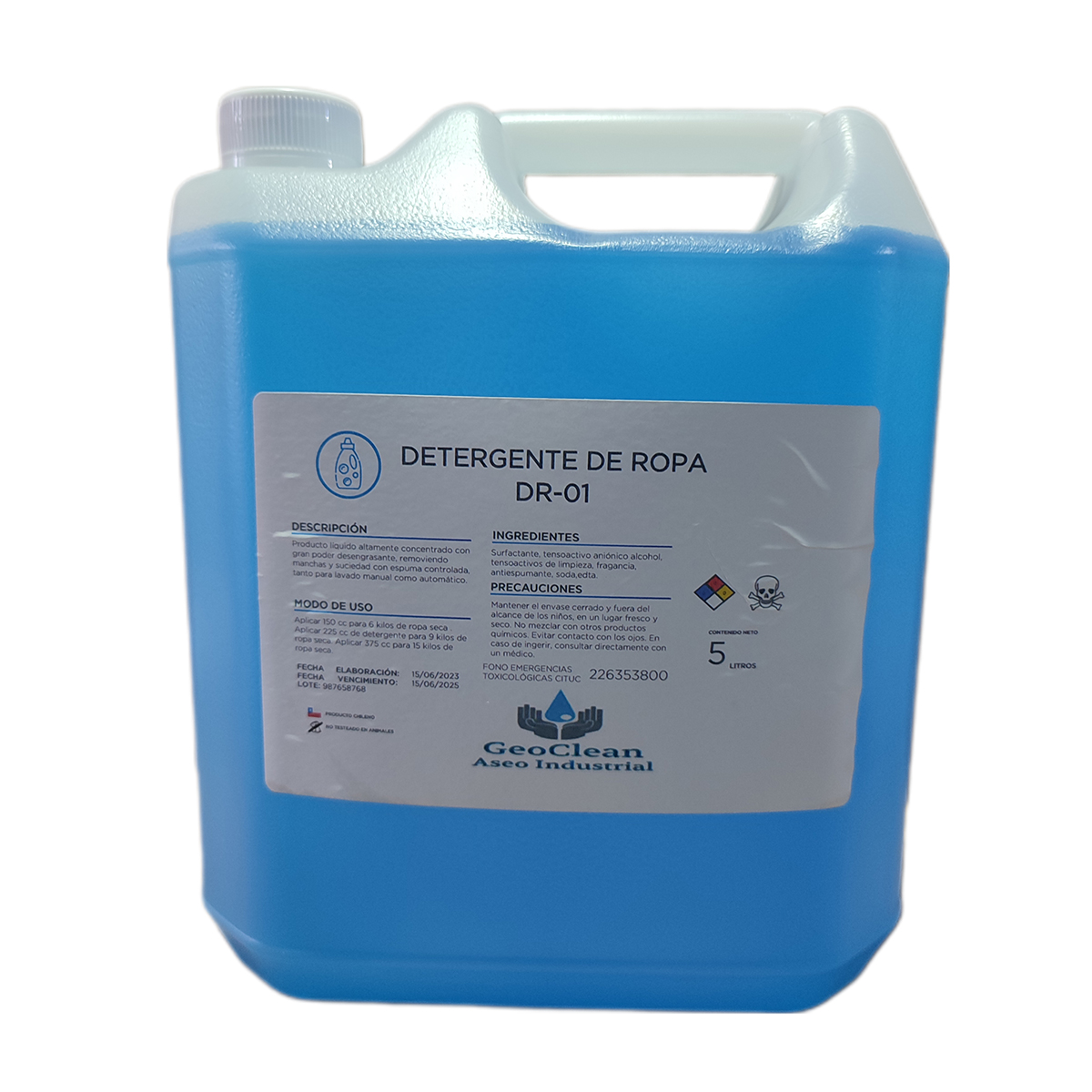 Detergente para ropa Geoclean DR-01
