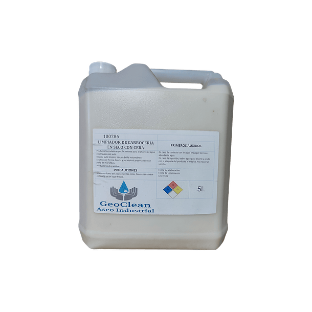 limpiador de carroceria en seco con cera 5 lts 