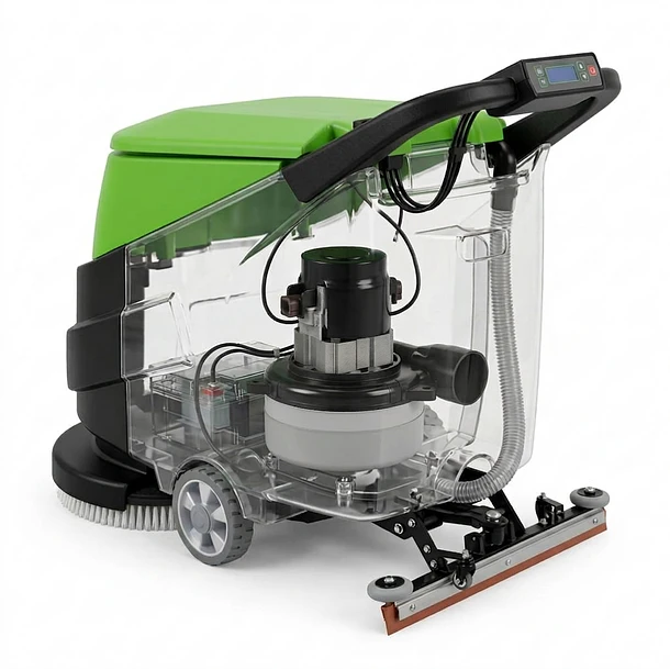 Motor 24 Volts, tangencial, 2 etapas con cola 1