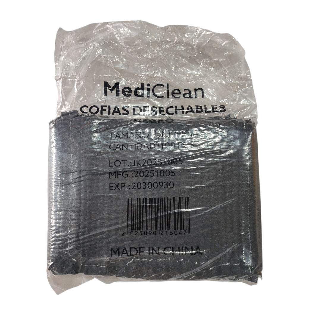 Cofias para pelo negra