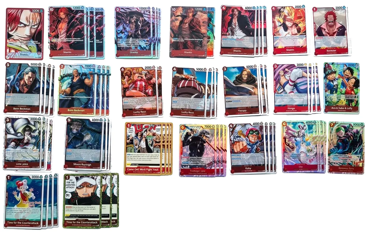 Mazo Shanks One Piece Card Game Mas Variantes 1