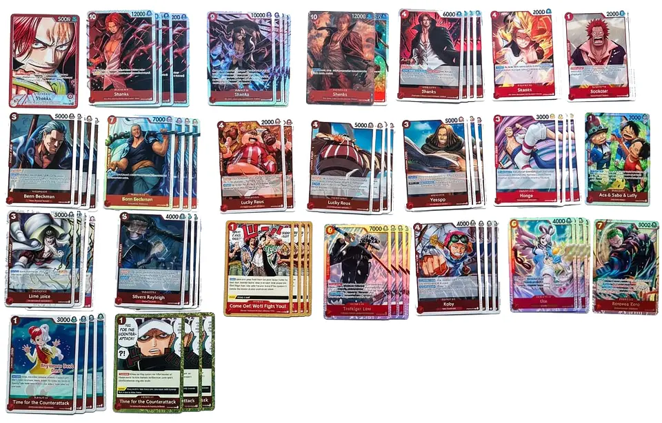 Mazo Shanks One Piece Card Game Mas Variantes 1
