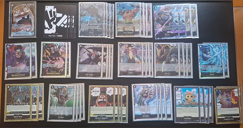 Mazo Completo One Piece TCG - Marshall D. Teach (Barba Negra) + Sleeves