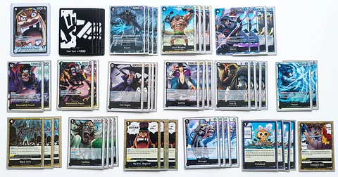 Mazo Completo One Piece TCG - Marshall D. Teach (Barba Negra) + Sleeves