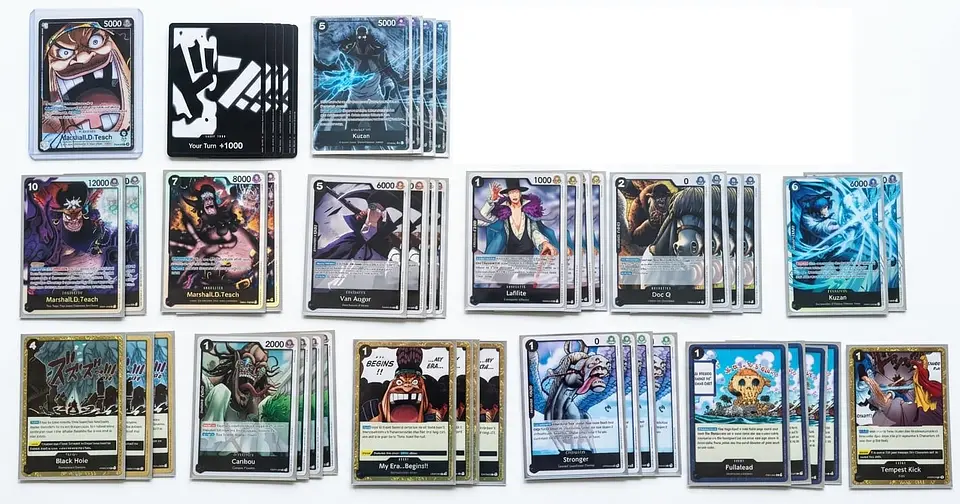 Mazo Completo One Piece TCG - Marshall D. Teach (Barba Negra) + Sleeves 1