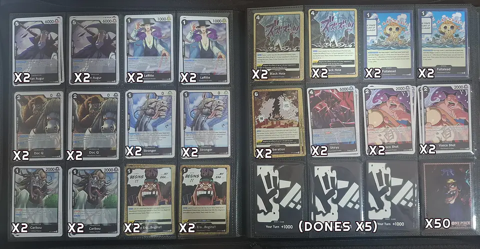 Mazo Completo One Piece TCG - Marshall D. Teach (Barba Negra) + Sleeves 3