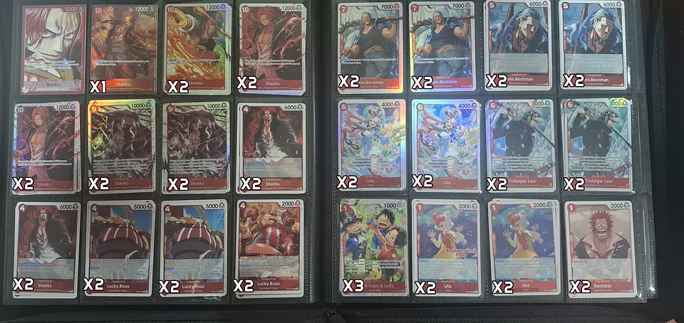 Mazo Shanks One Piece Card Game Mas Variantes 2