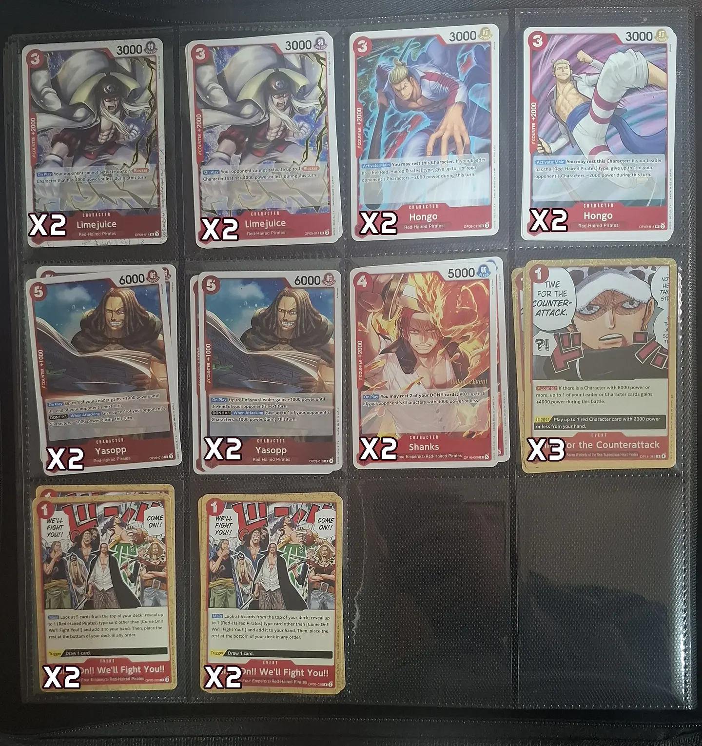 Mazo Shanks One Piece Card Game Mas Variantes 3