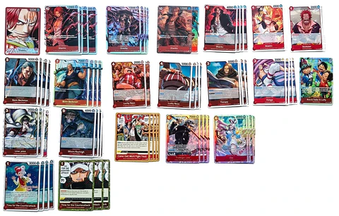 Mazo Shanks One Piece Card Game Mas Variantes