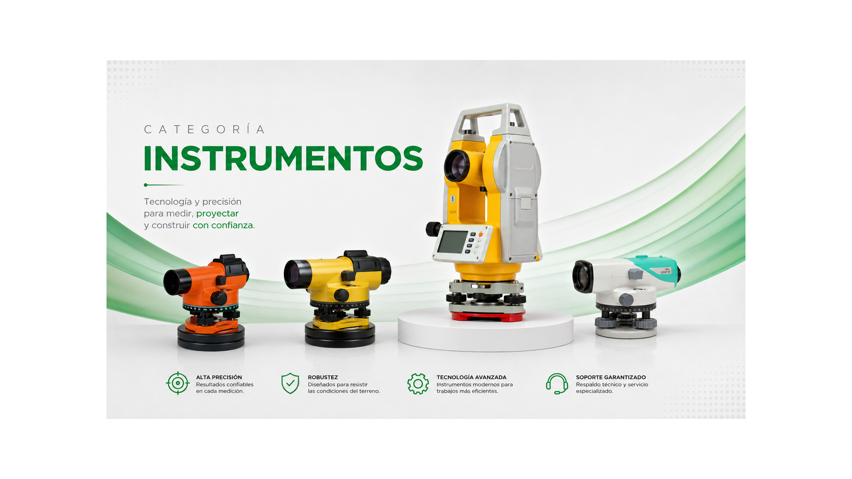 Instrumentos Topográficos y Equipos de Medición