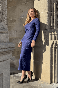 VESTIDO ADRIANA AZUL