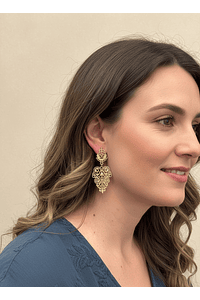 Pendientes Filipa dorado