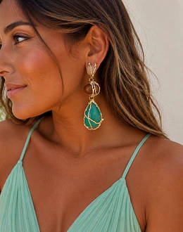 Pendientes Esmeralda 