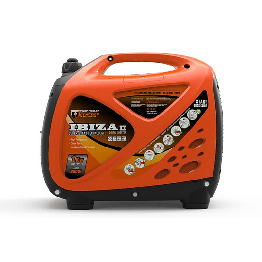 Gerador Inverter gasolina - IBIZA II - 1000W Inverter