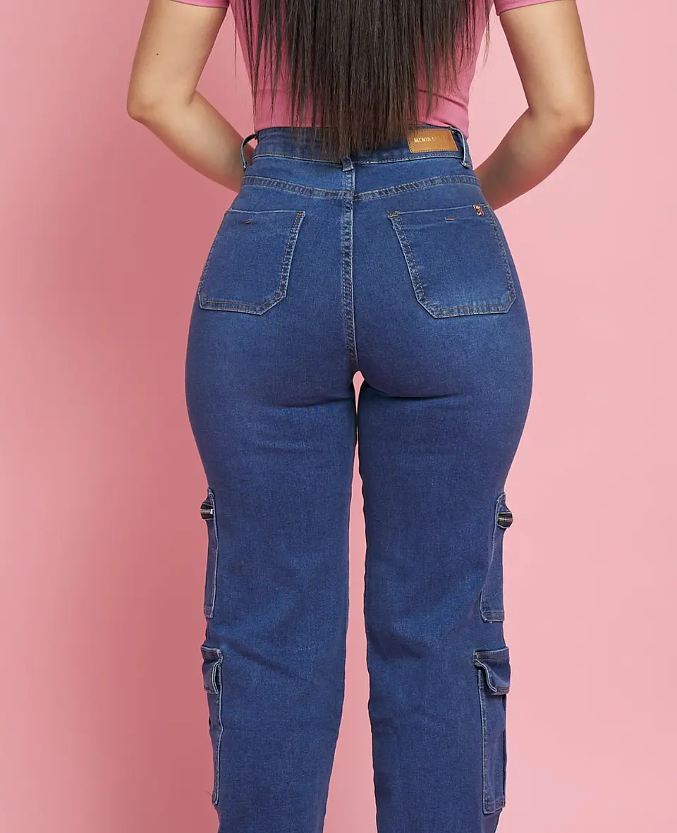 JEANS CARGO BLUE 3