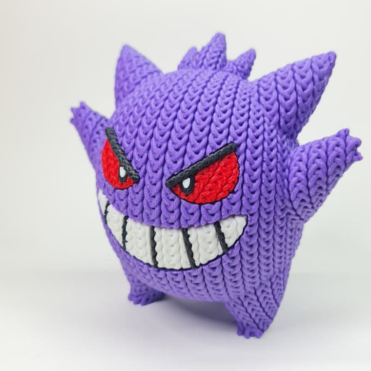 Gengar Estilo Knitted  3