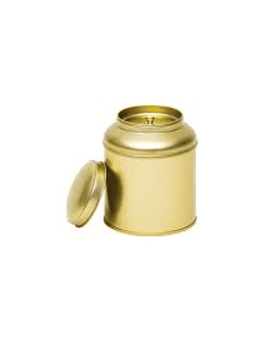 Lata Redonda Dourada com Tampa-100 grs