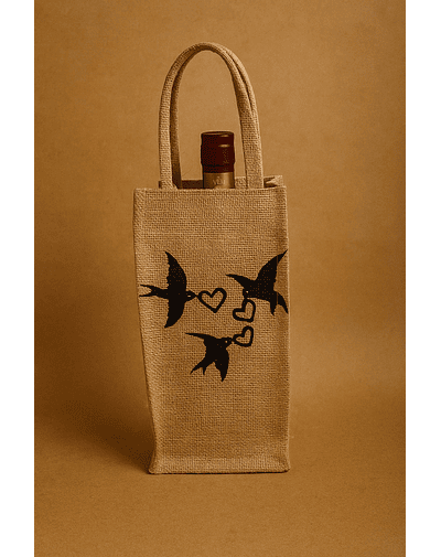 Bolsa de Juta para Garrafas