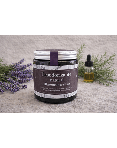 Desodorizante Natural e Artesanal de Alfazema e Tea Tree