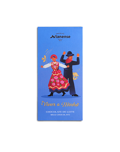 TABLETE CHOC. LEITE VIVER O MINHO 100 G