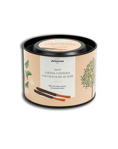 TIRAS DE LARANJA COBERTAS CHOC. LEITE 150 G