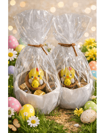 Coelhinho da Páscoa em porcelana com Bombons Imperador