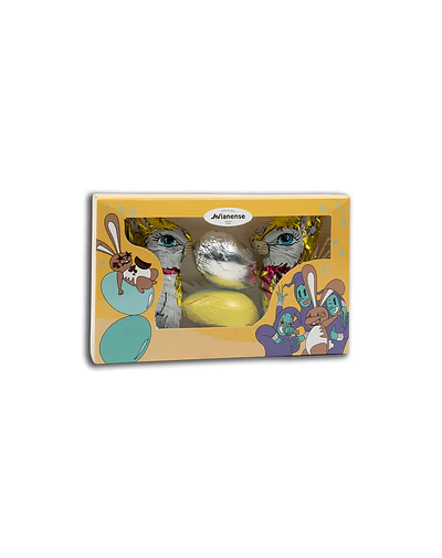 PACK COM 2 COELHOS / 2 OVOS