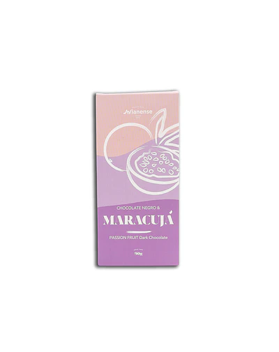 TABLETE CHOC. NEGRO AROMA MARACUJÁ 90 G