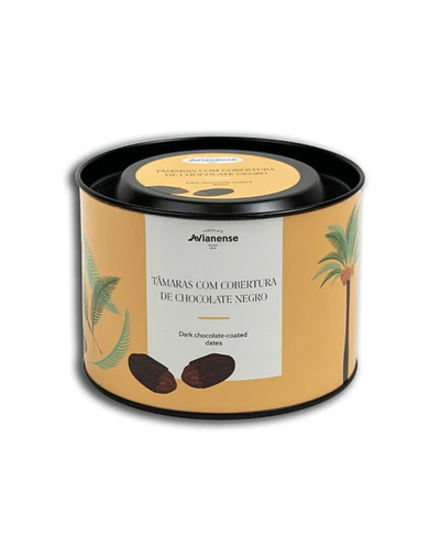 TÂMARAS COBERTAS CHOC. NEGRO 53% 200 G