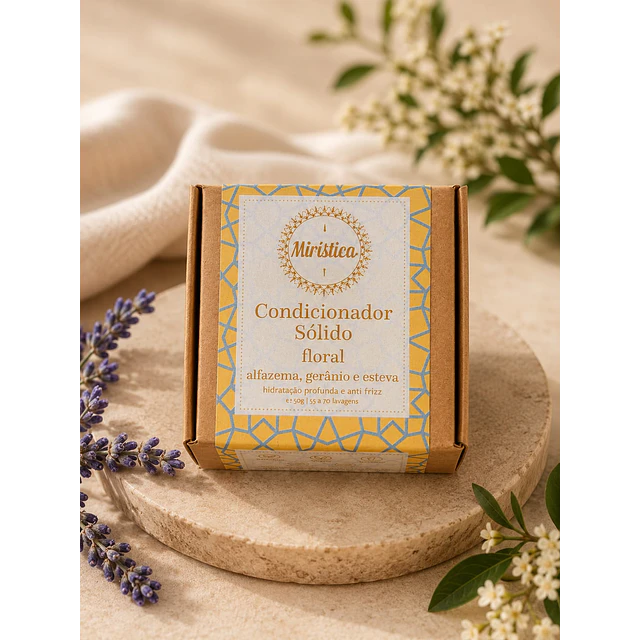 Condicionador Sólido Floral-50gr