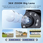 Doble Camara Metalica 36x Potente ZOOM 4G Chip movil compatible todas las compañias - Miniatura 3