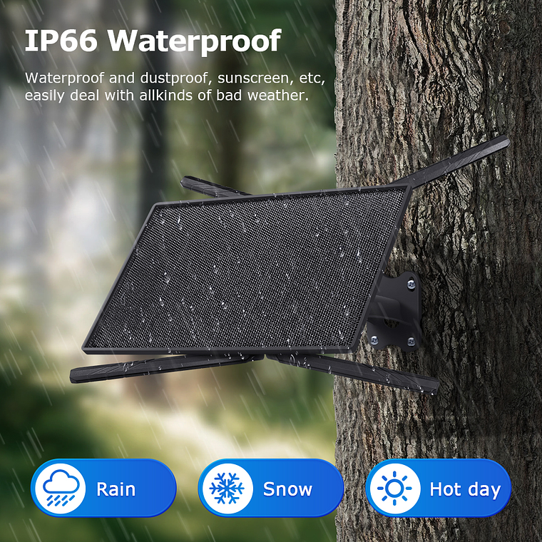 ENRUTADOR SOLAR 4G DOBLE PANEL SOLAR 20W, COMPATIBLE CON TODAS LAS COMPAÑIAS 2