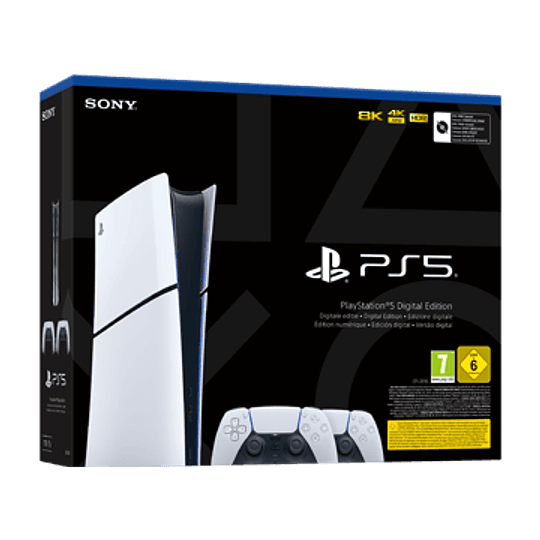 Playstation 5 Slim Edição Digital 1TB + Auscultadores - Image 2