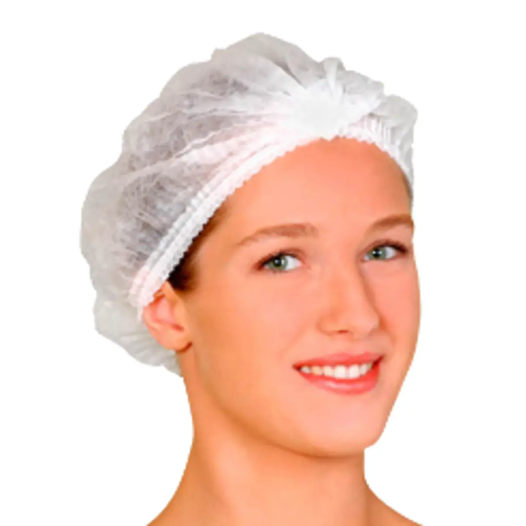 Cofia desechable blanca (10 bolsas de 100 und.) 1