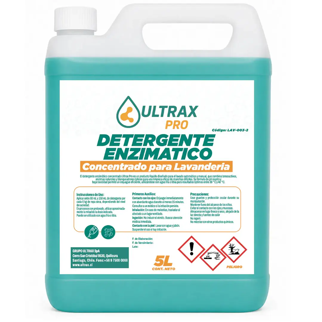 Detergente Enzimático para Lavandería 1