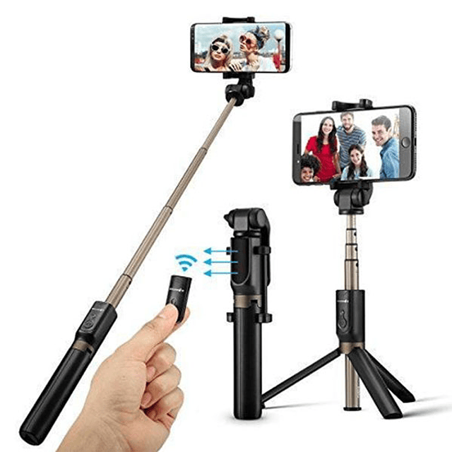 Palo Selfie Soporte Cámara Trípode Inalámbrico Bluetooth